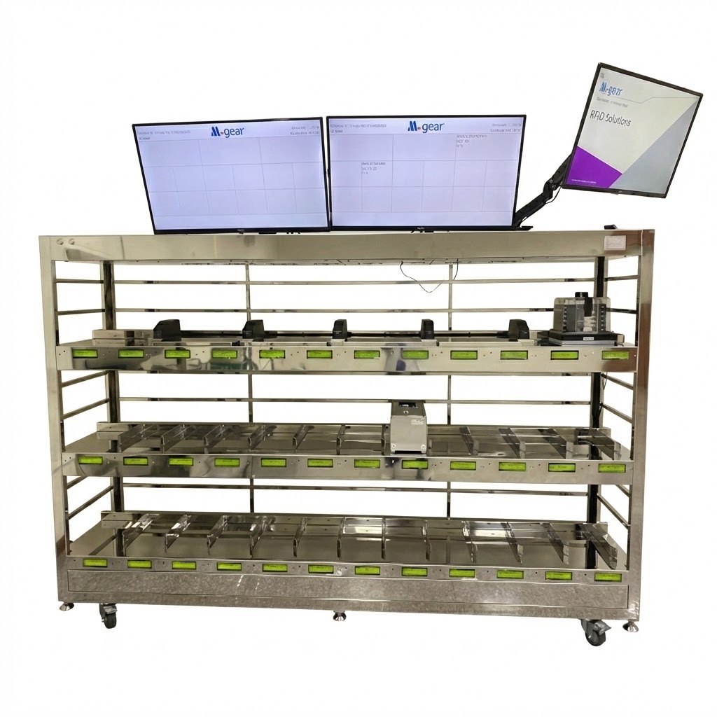 Hybrid RFID E-Rack